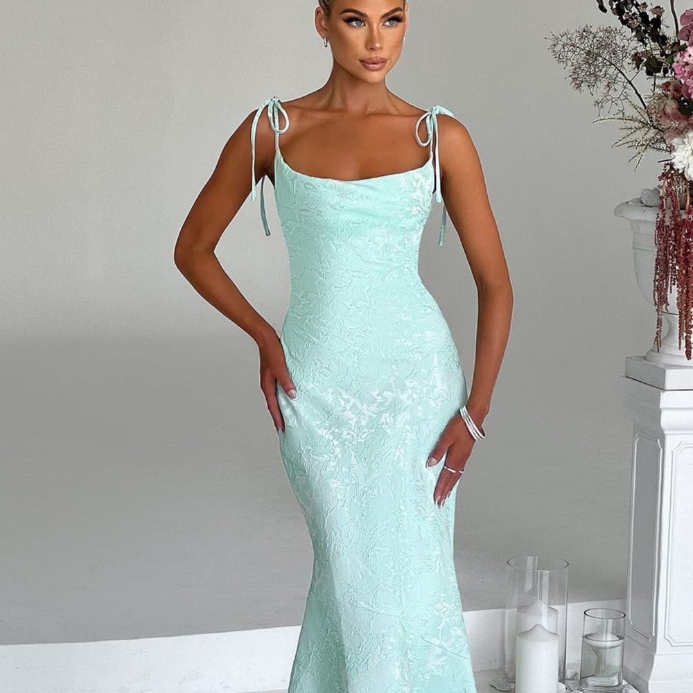 REVOLVE Mint Green Maxi Dress